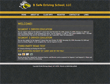 Tablet Screenshot of bsafedriving.com